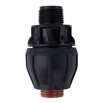 POLY RURAL MALE ADAPTOR 1" X ½"