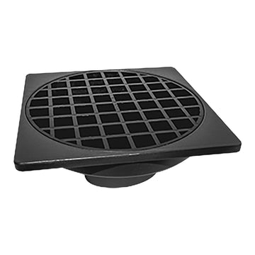 Storm PVC Grate D Square 150x150mm White/Black