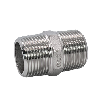 06 STAINLESS STEEL HEX NIPPLE BSP/NPT