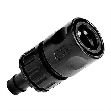 13mm Poly to 12mm Hose Connector (black)