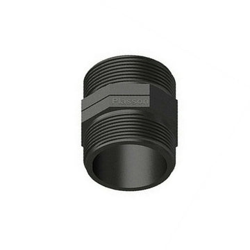 Poly Threaded Nipple 40mm