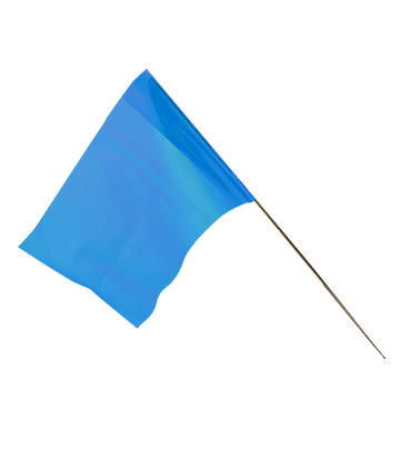 Plain Marker Flags Bdl 100 Blue Glo