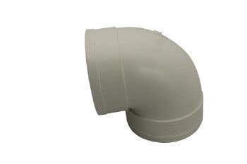 SRB Storm PVC Elbow F&F 75mm 90Deg