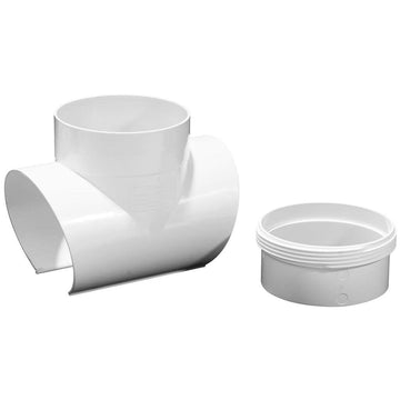 Storm PVC Snap Tee 90mm (Inc MI Adaptor)