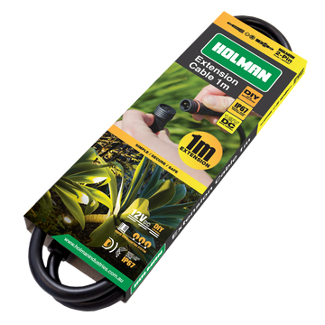 Garden Light Cable 3-Way Reducing Tee 2 pin - White