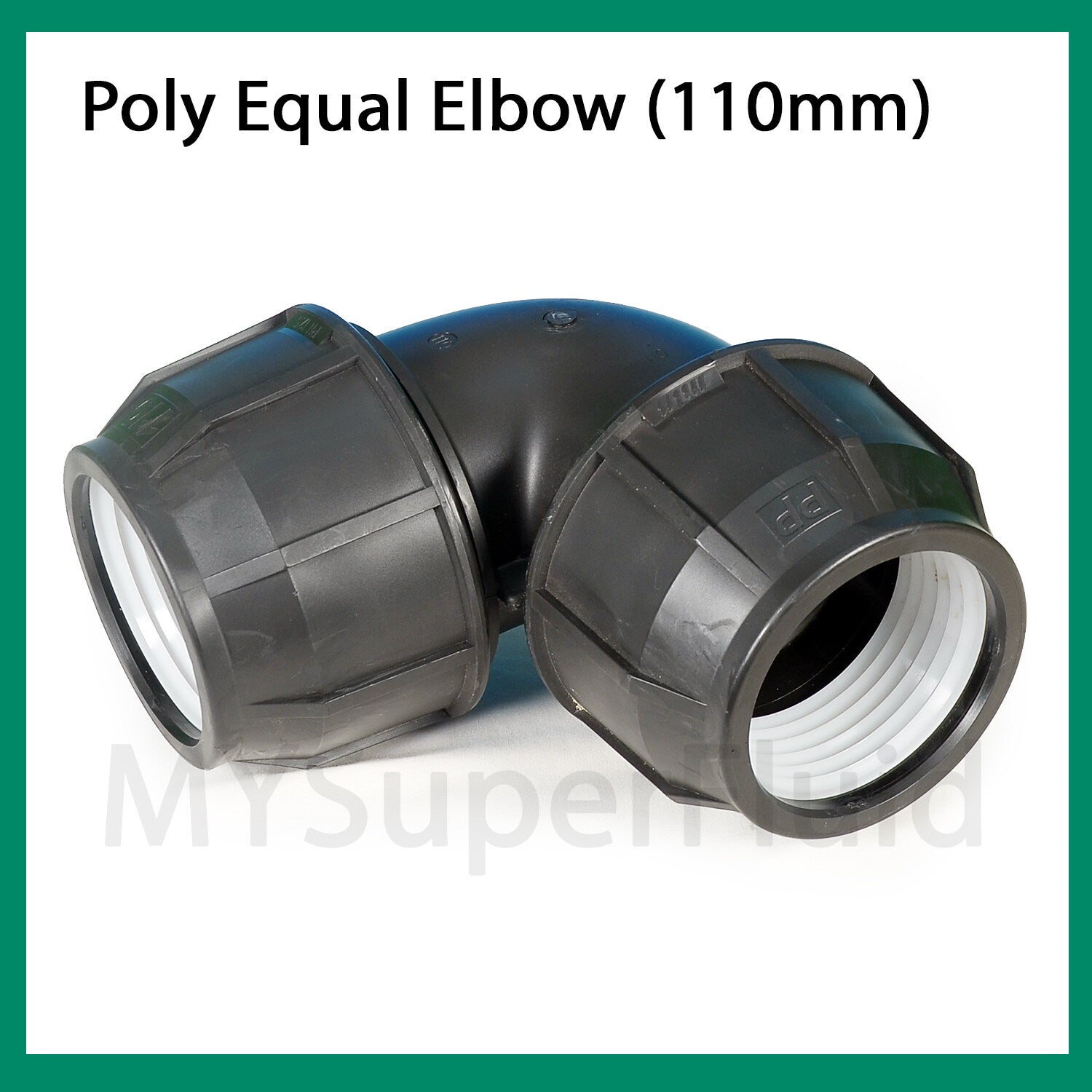 Poly Compression Elbow 110mm