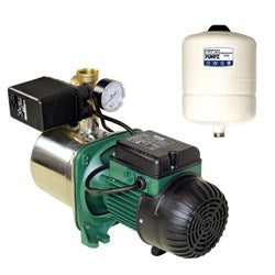 DAB-JINOX62MP-8V - Surface Mounted Jet Pump with PressureSwitch + 8L Vertical Pressure Tank