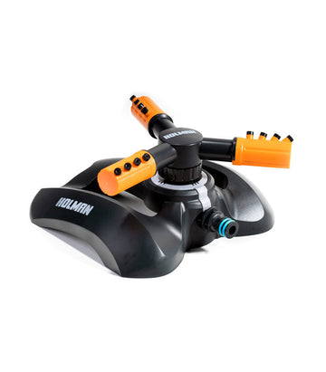 3-Arm Rotating Sprinkler with Heavy Duty Weighted Base