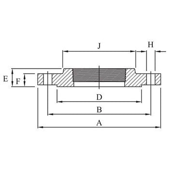 1  C150 ANSI FLANGE NPT