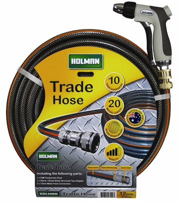 Trade Hose 12mm x 40m Fitted w/ Gun