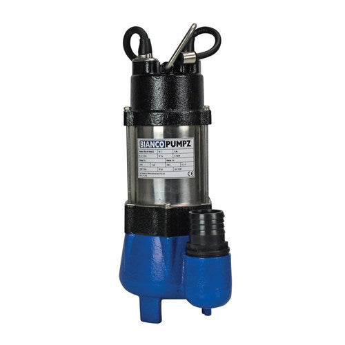 BIA-B25VAS2 - PUMP SUBMERSIBLE DIRTY WATER WITH FLOAT 150L/MIN 7.5M 250W 240V