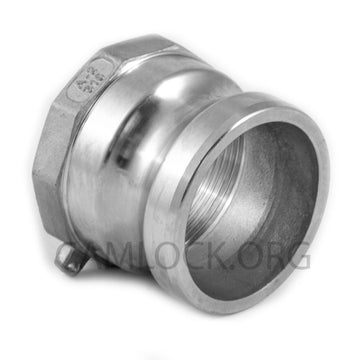 100MM TYPE 'A' SS316 CAMLOCK NPT