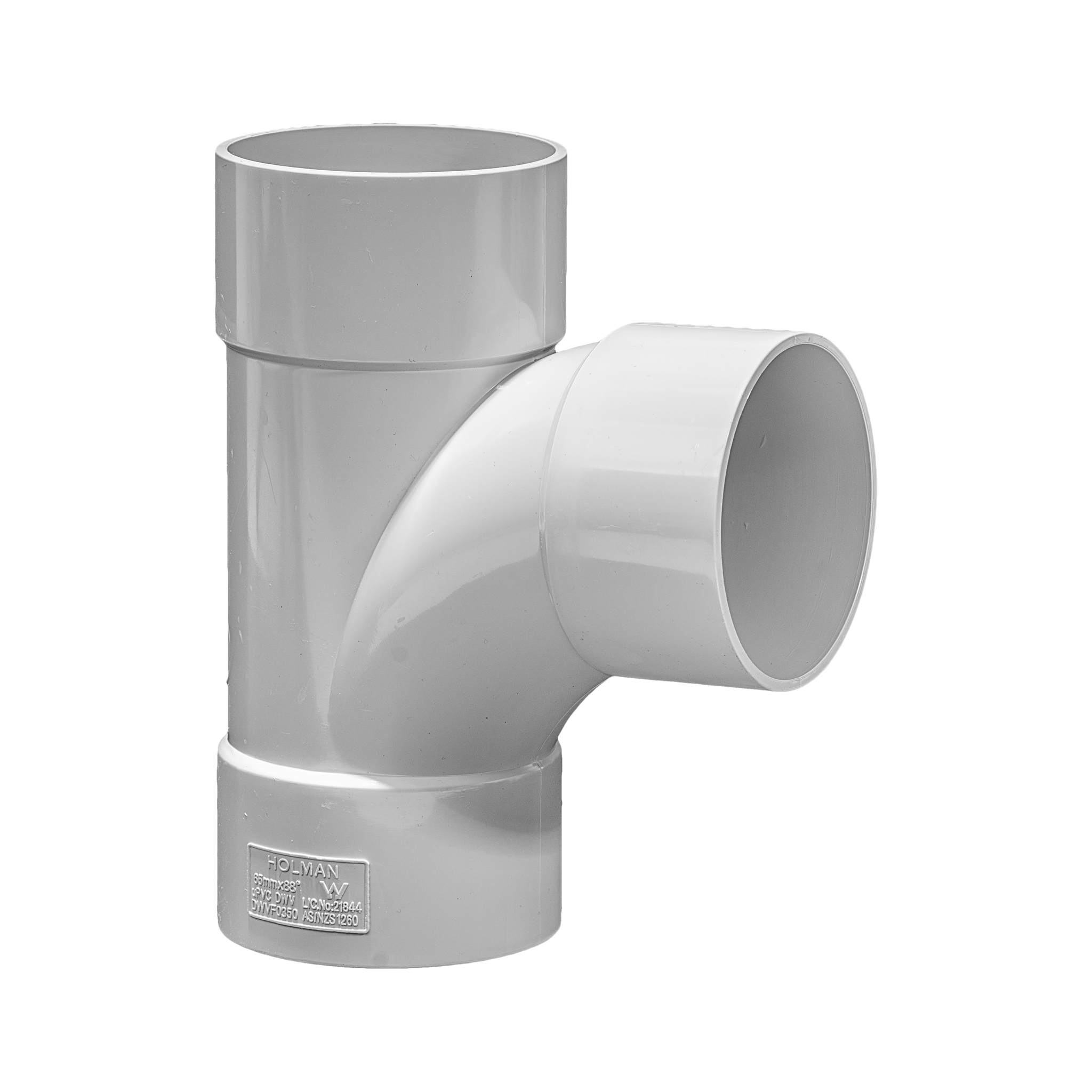 DWV PVC Reducing Junction Plain 100x50mm 45Deg