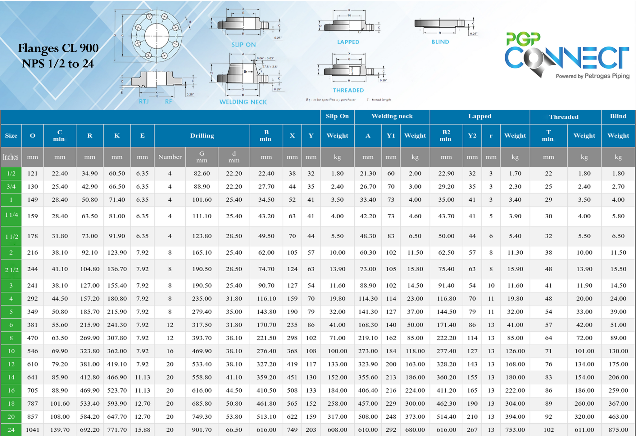 1  C600 ANSI FLANGE BLIND RF  A105N