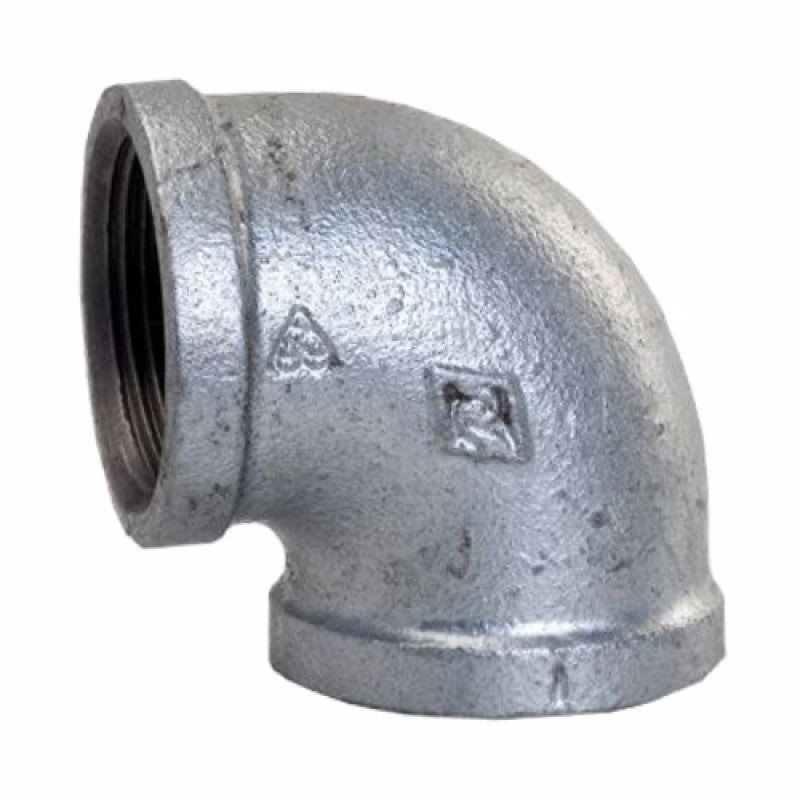 150mm GALV FIXED FLANGE 90deg ELBOW - GP