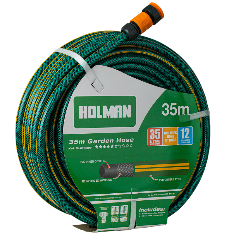 Garden Hose 12mm x 35m Fitted