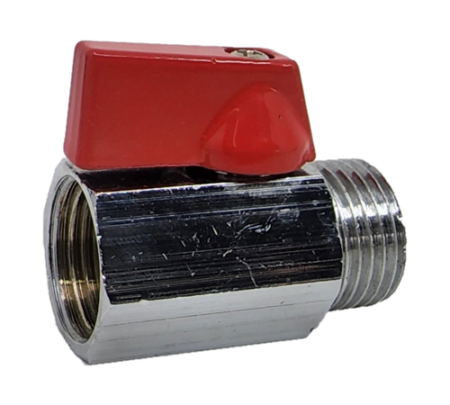 06 M&F MINI BRASS BALL VALVE