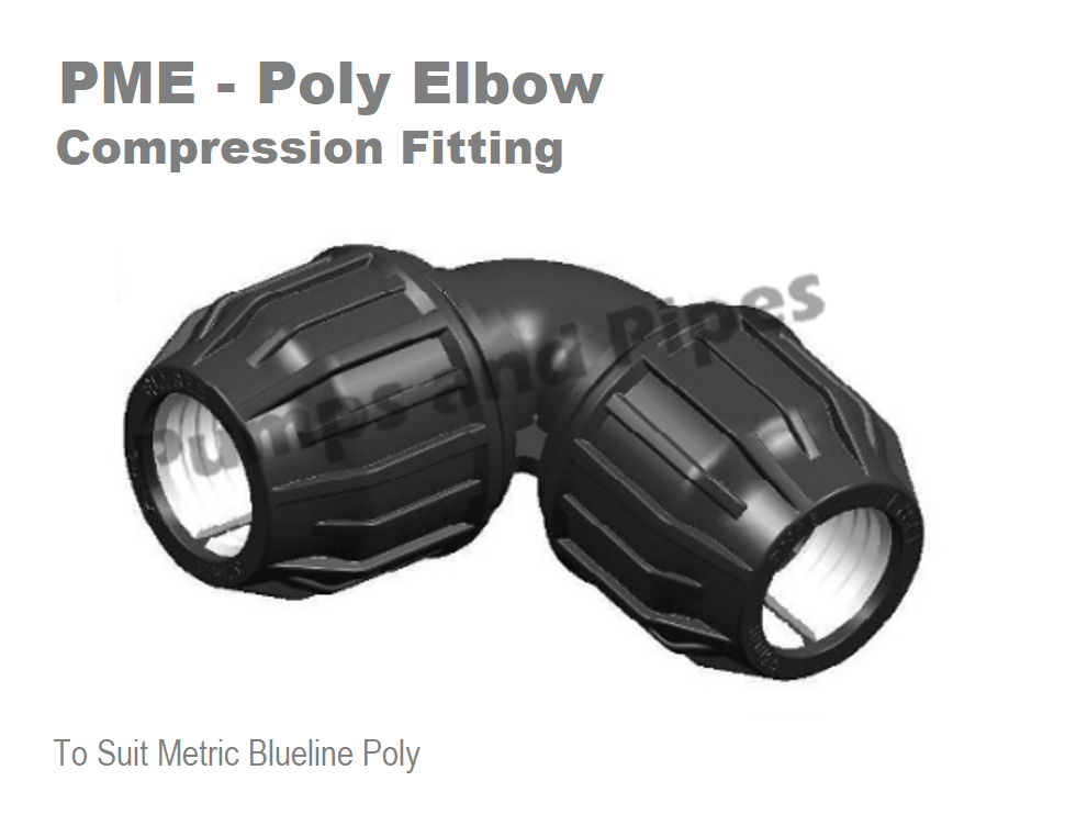 Poly Compression Repair Coupling 63mm