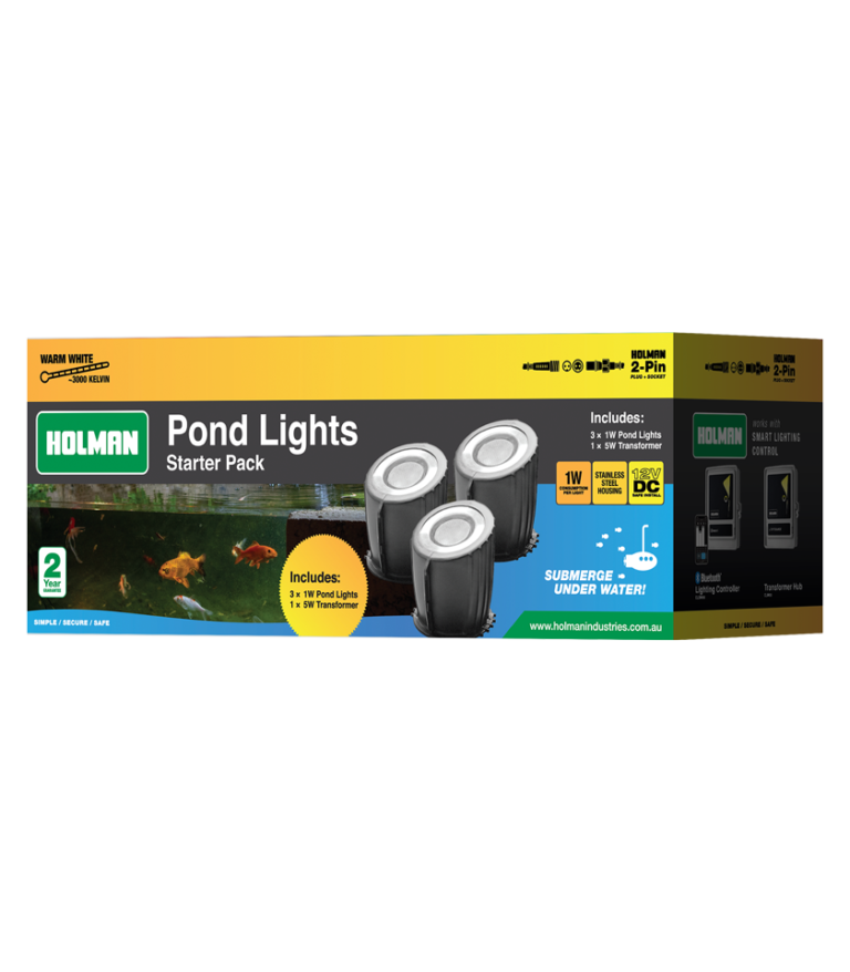 Pond Light Kit 1w WW 3 pkt. w / transf.