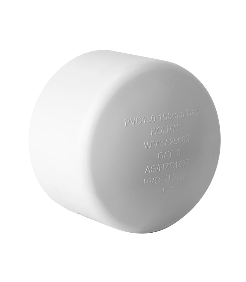 PVC Pressure Cap PVC 150mm