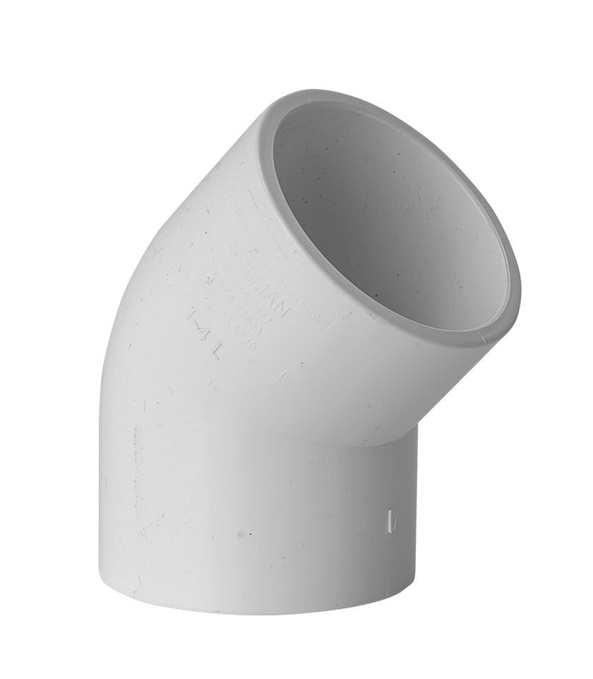 PVC Pressure Elbow 45deg 40mm