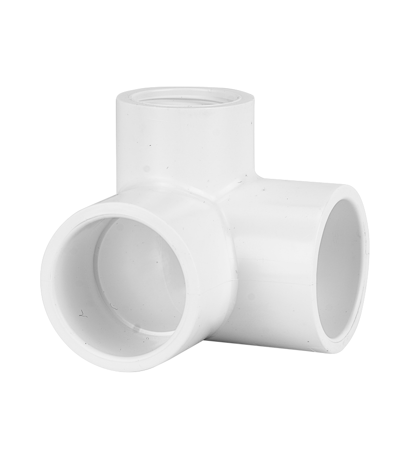 PVC Pressure Side Outlet Elbow 90deg 20mmx1/2"