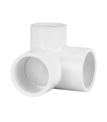 PVC Pressure Side Outlet Elbow 90deg 20mmx1/2"