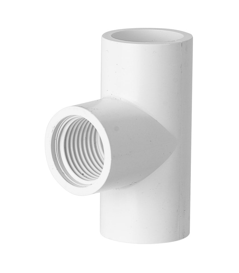 PVC Pressure Faucet Tee 50mm x 1/2"