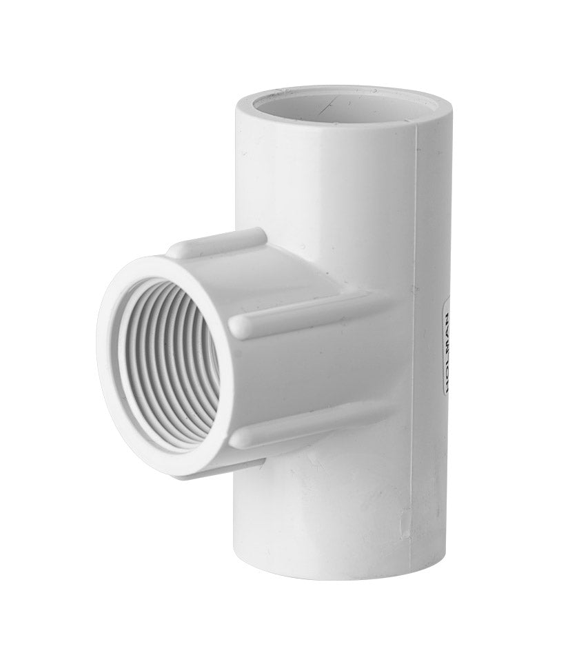 PVC Pressure Faucet Tee 50mm x 3/4"