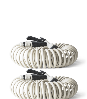 10m White Spiral Hose