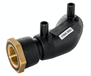 Plasson 45° ELBOW FEMALE TRANSITION EF BRASS 50-1.1/2"