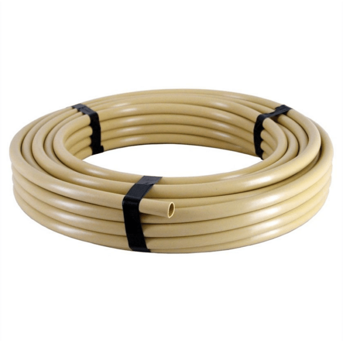 Poly Pipe, 13mm x 25m, Beige