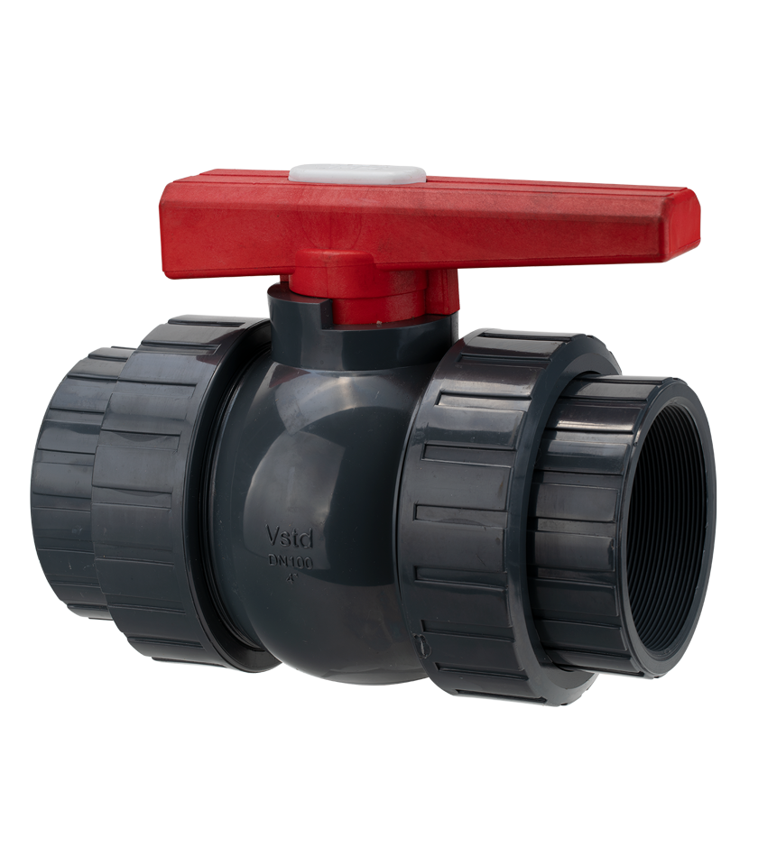 PVC Ball Valve 100mm Threaded