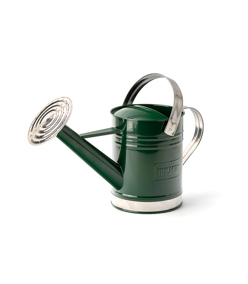 Watering Can with Rose, 1.8L, Green