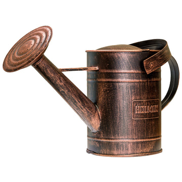 Watering Can with Rose, 1.8L, Copper