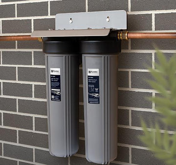 Whole House Rainwater Filter 1" conn, 20" Lge Dia, PL05MP2 + DP10MP2 incl, 100 lpm