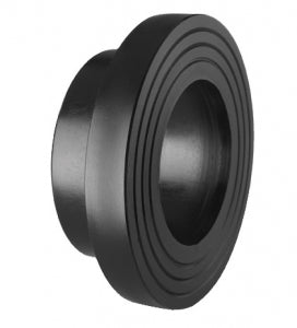 Plasson STUB FLANGE FOR ANSI, INJECTED SHORT SPIGOT PE 100 SDR11 25