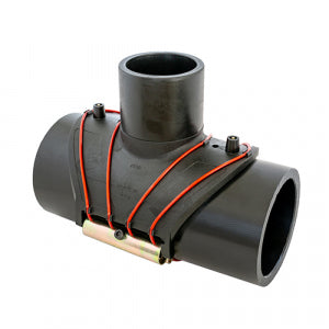 Plasson BRANCH SADDLE EF 200-110 RED WIRE UNDERPART