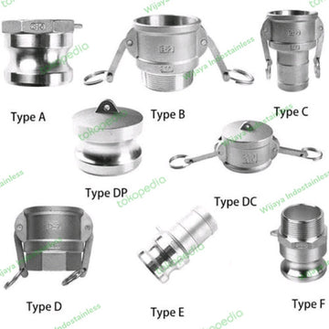 80mm TYPE 'DP' SS316 CAMLOCK