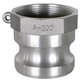 100mm TYPE 'A' ALUM CAMLOCK FLANGE ADAPT UNDRILLED