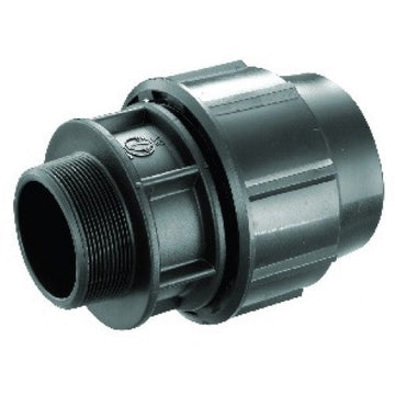 Poly Compression Male Adaptor 63mm x 2"