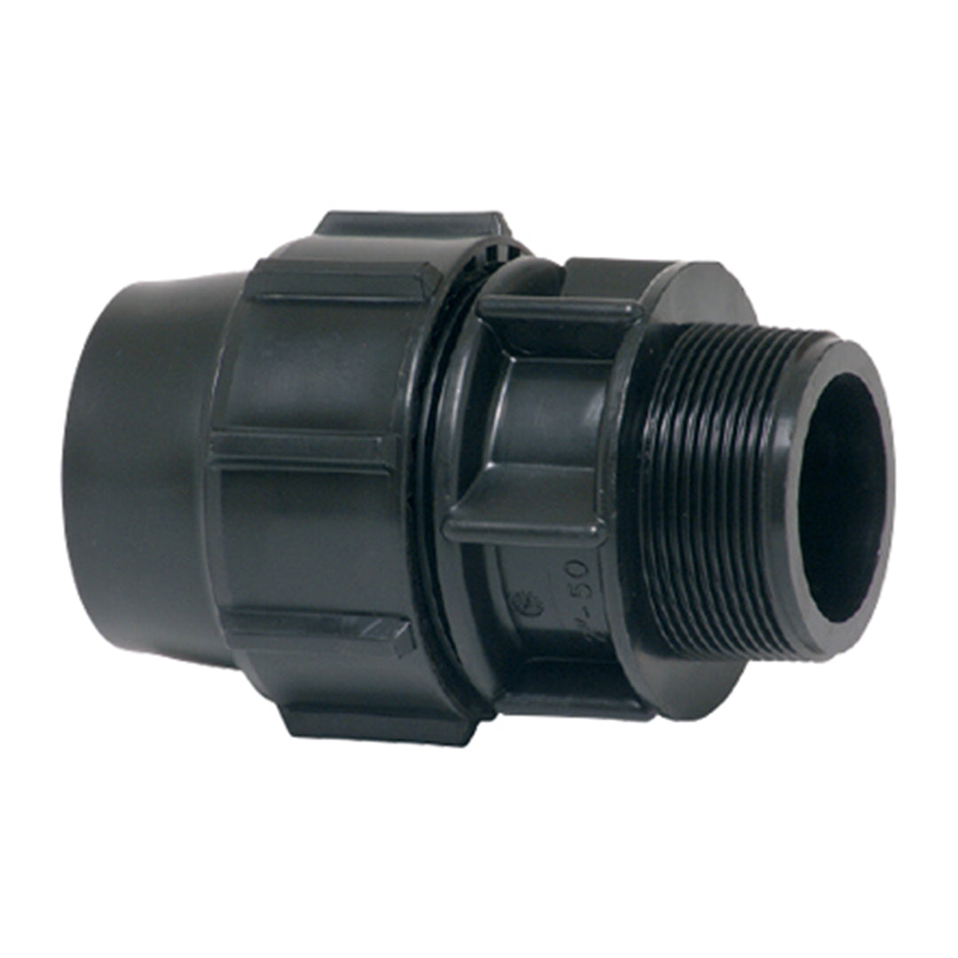 Poly Compression Male Adaptor 32mm x 3/4"