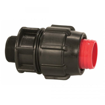 POLY RURAL MALE ADAPTOR 1¼" X ½"